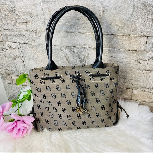 Dooney & Bourke Handbags - Dooney & Bourke Signature Tassel Tote Bag